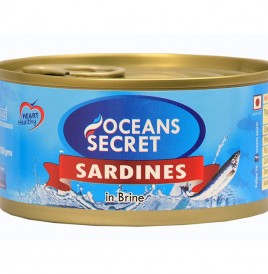Oceans Secret Sardines In Brine   Tin  180 grams